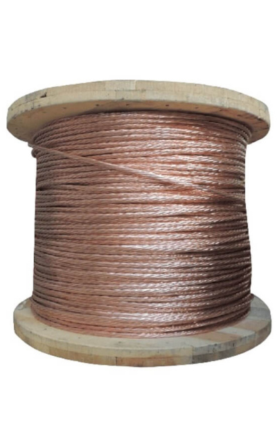 Cable cobre 7 hilos desnudo calibre 8 awg homologado
