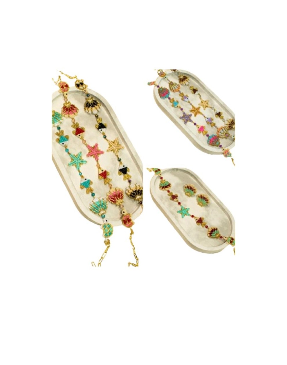 Collares Artesanales Marinos Miyuki