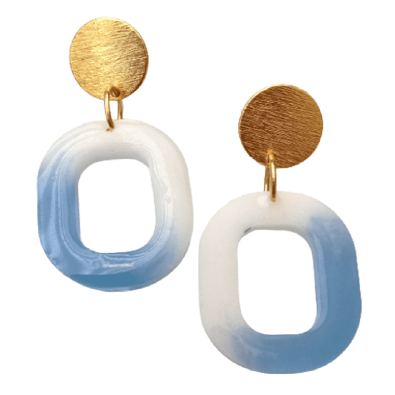 Aretes oval duo