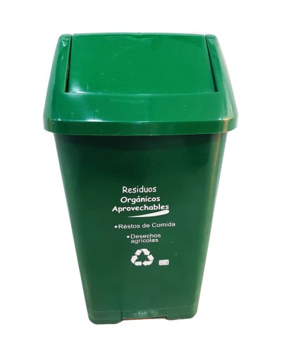 Caneca Plástica de 22 Litros Tapa Vaivén Ref VAI77098
