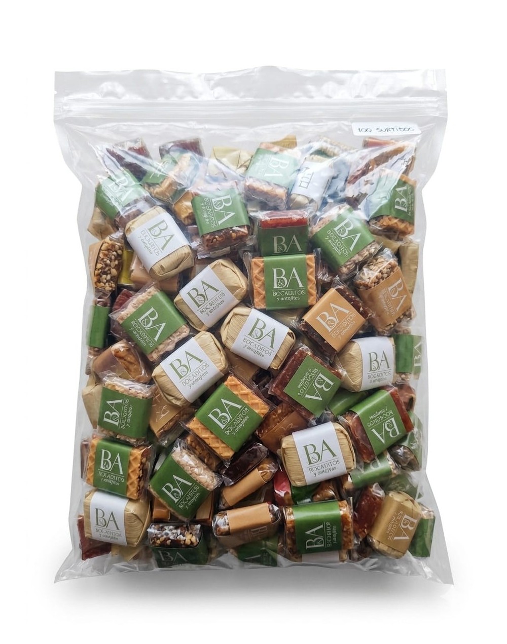 Bolsa de 100 Antojitos colombianos
