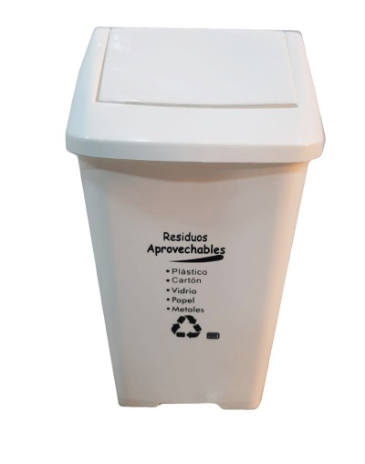 Caneca Plástica de 22 Litros Tapa Vaivén Ref VAI77098