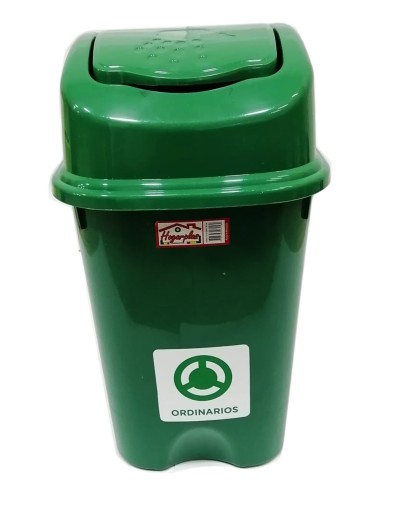 Caneca Plástica de 30 Litros Tapa Vaiven 