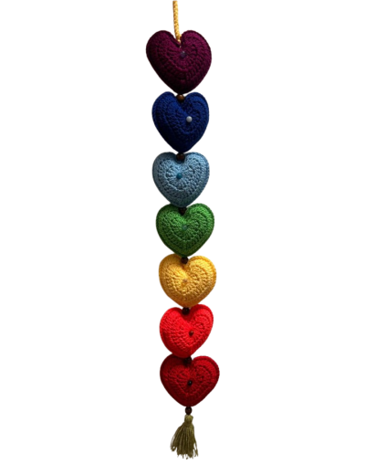 colgante corazones