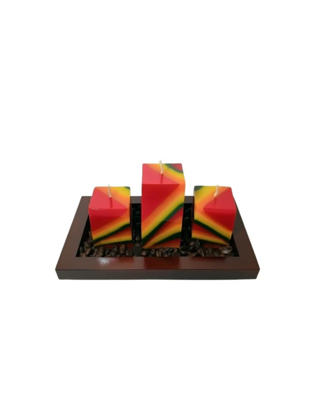 Velas Cuadradas 02 con Base 18X11