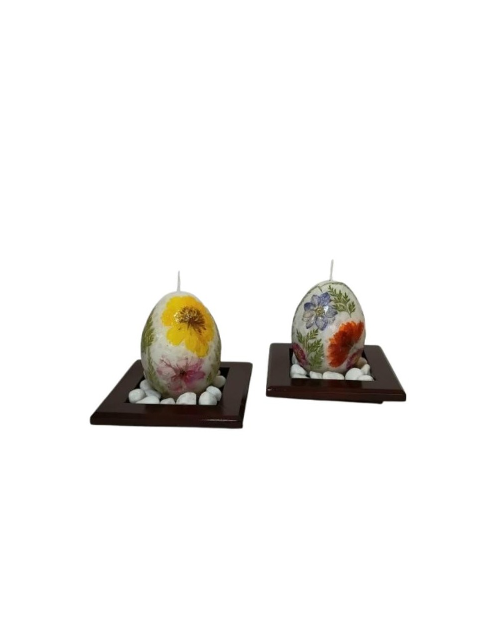 Velas Huevo Flores