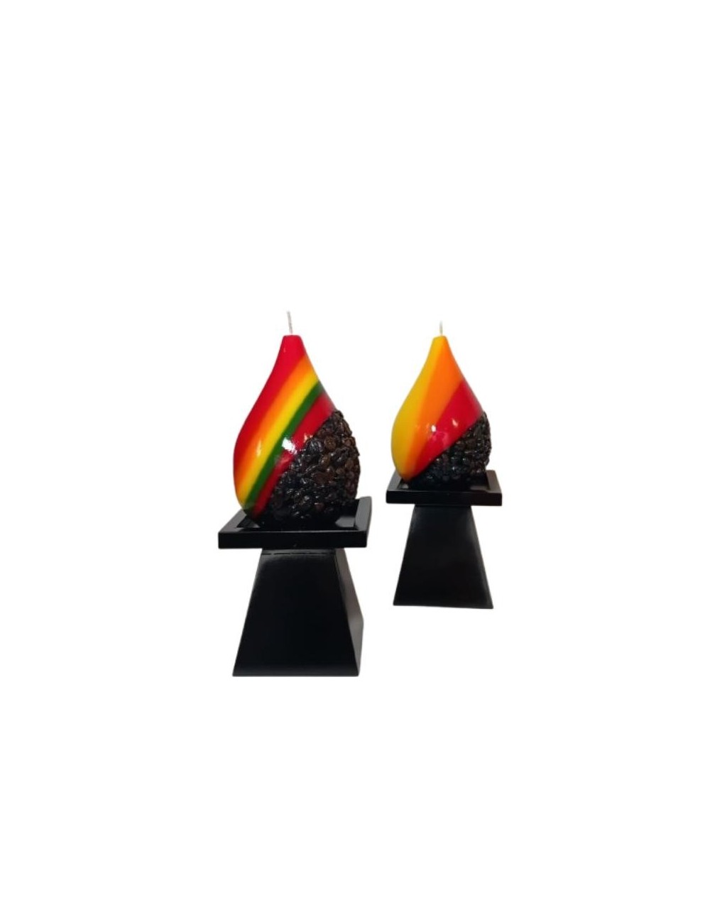 Vela Pera con Base Copa