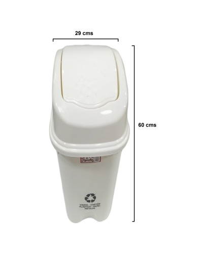 Caneca Plástica de 40 Litros Tapa Vaiven 