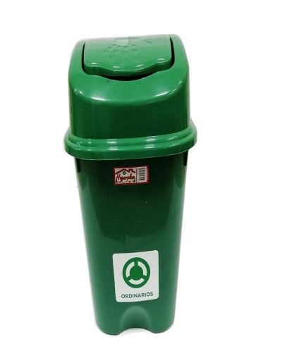 Caneca Plástica de 40 Litros Tapa Vaiven 