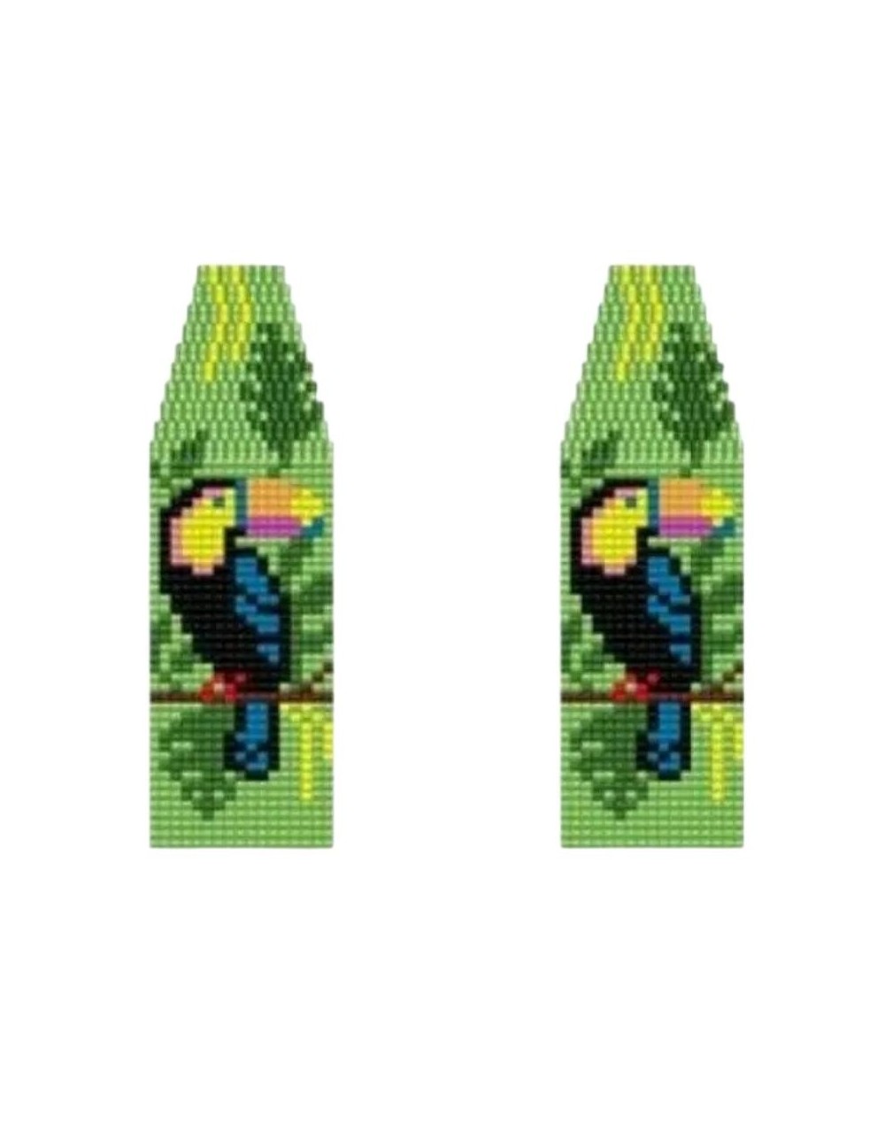 Aretes Artesanales Tucán Tropical