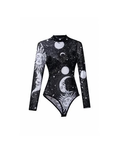 Body: Malla trasparente lunas