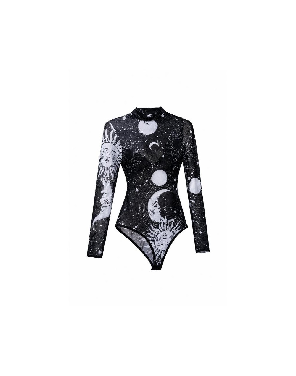 Body: Malla trasparente lunas