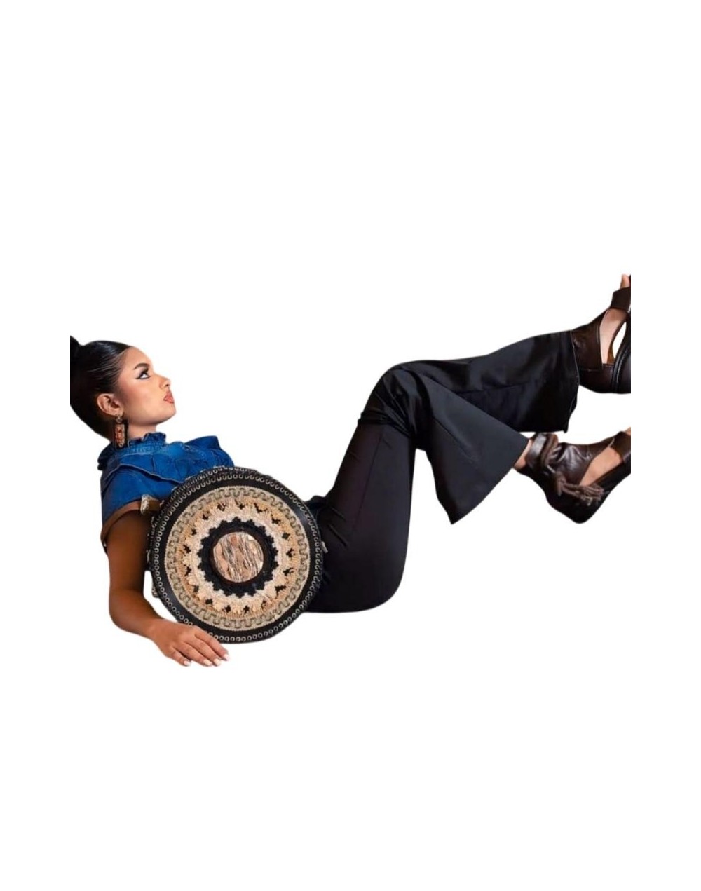 Bolsos hechos con vinilos LP