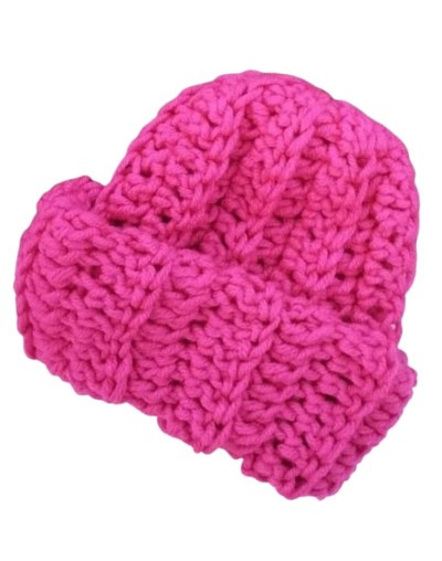 Gorro Crochet AmarilloMarron