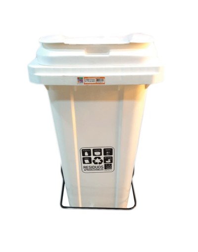 Contenedor de Ruedas de 120 Litros y Pedal 