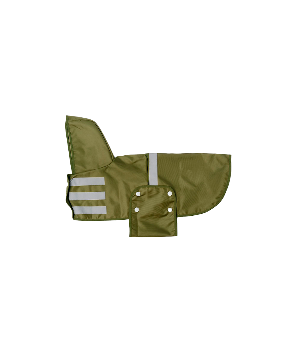 Capa Impermeable para Perro (3XL) Verde Militar