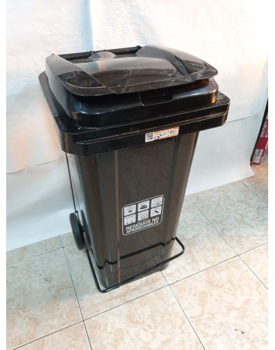 Contenedor de Ruedas de 120 Litros y Pedal 
