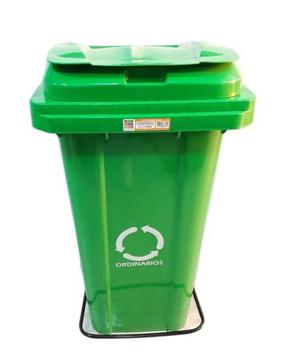 Contenedor de Ruedas de 120 Litros y Pedal 