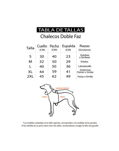 Chaleco Impermeable para Perro Doble Faz (M) Rojo con Azul Marino