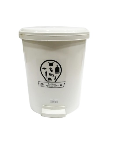 Caneca Plástica de 7 Litros de Pedal 