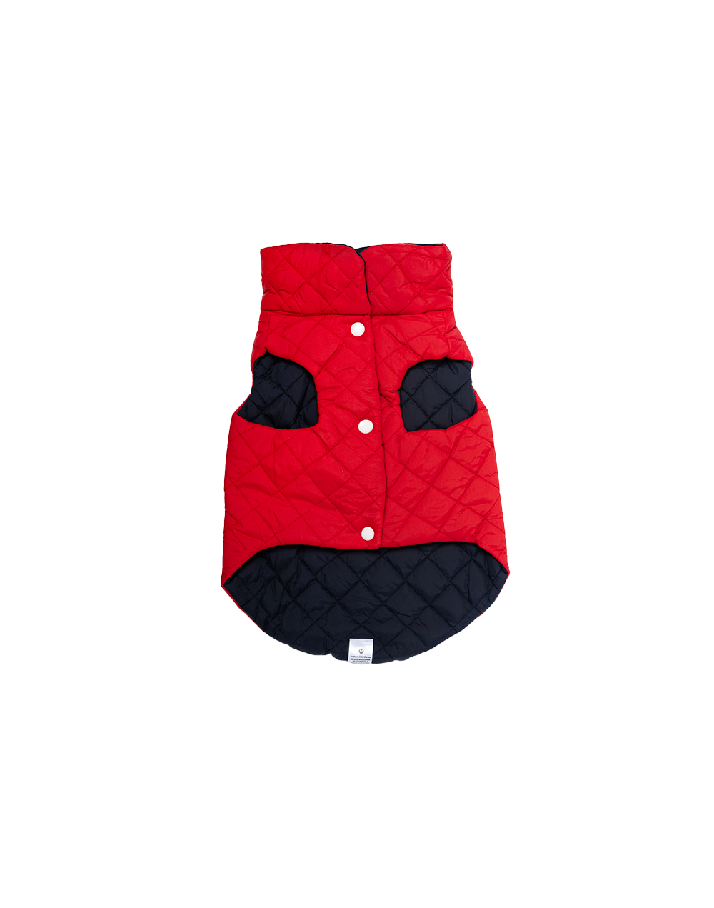 Chaleco Impermeable para Perro Doble Faz (XL) Rojo con Azul Marino