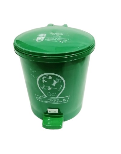 Caneca Plástica de 7 Litros de Pedal 