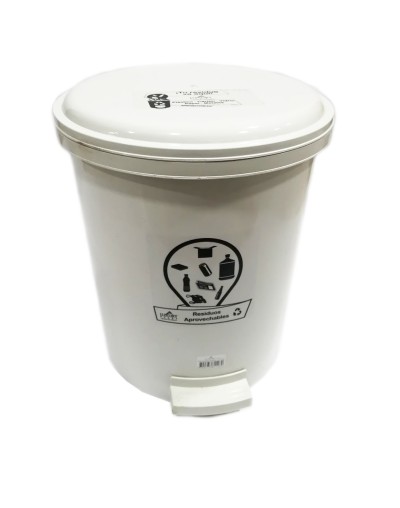 Caneca Plástica de 7 Litros de Pedal 