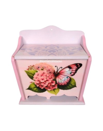 Dispensador mariposa hortensia