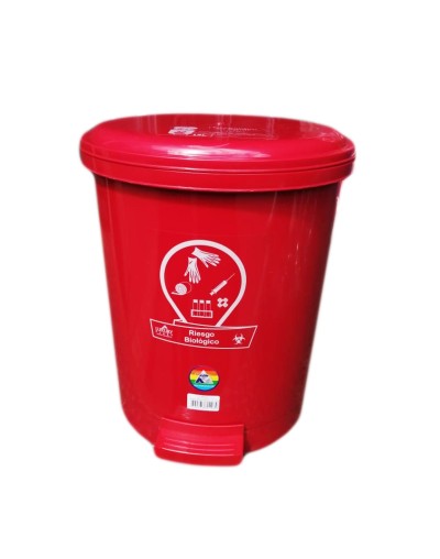 Caneca Plástica de 13 Litros de Pedal 