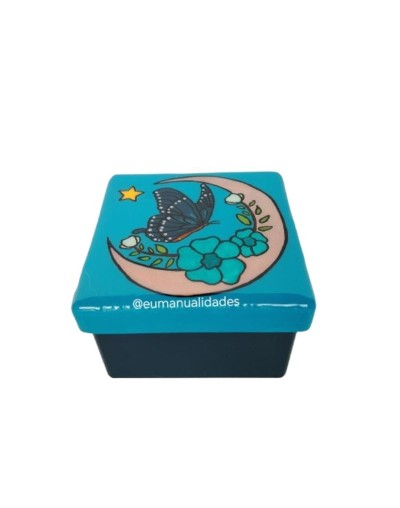 Caja mini luna floral nocturna