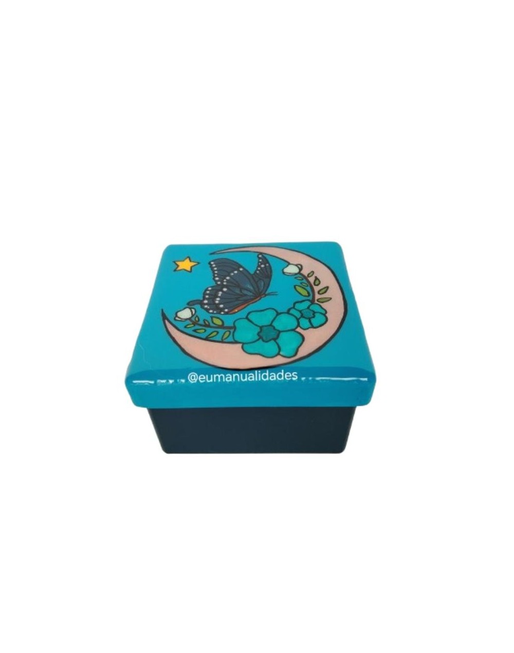 Caja mini luna floral nocturna