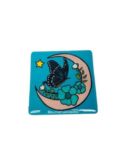 Caja mini luna floral nocturna