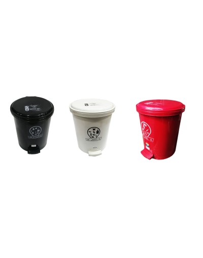 Caneca Plástica de 13 Litros de Pedal 