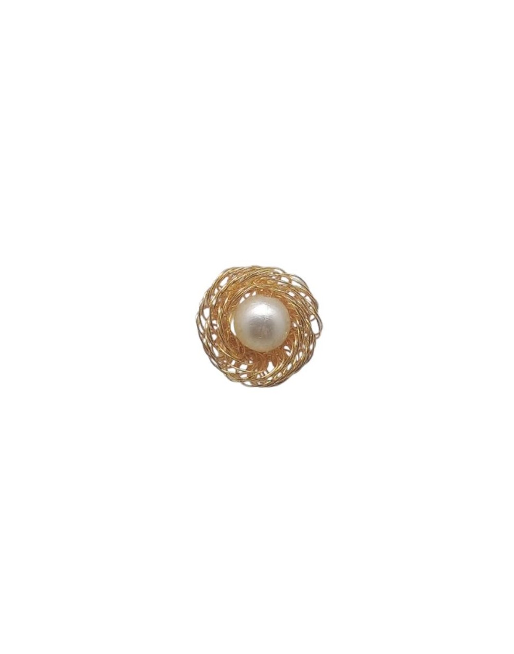 Flor perla dorada