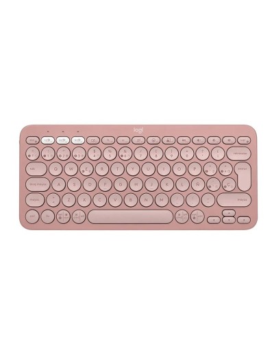 Teclado Logitech K380s Pebble Keys 2 Inalámbrico Bluetooth Teclado Rosado Idioma Español