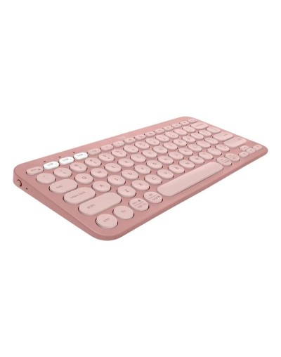 Teclado Logitech K380s Pebble Keys 2 Inalámbrico Bluetooth Teclado Rosado Idioma Español