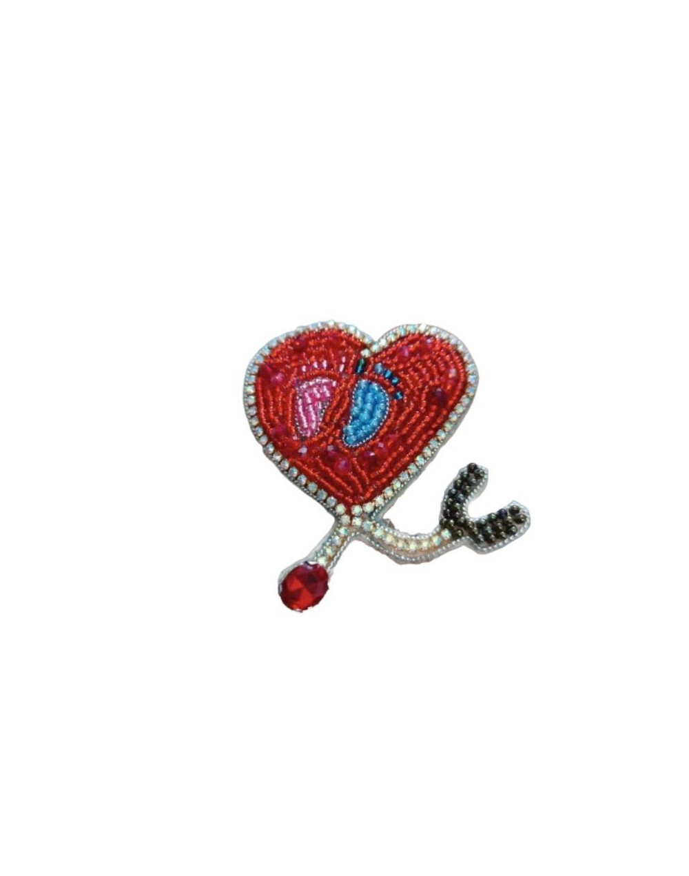 Prendedor Corazón de pediatra