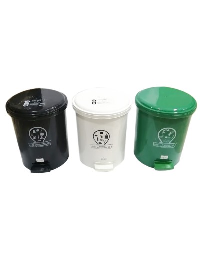 Caneca Plástica de 13 Litros de Pedal 