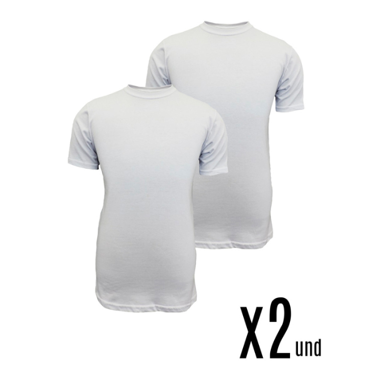Camiseta básica hombre x2 