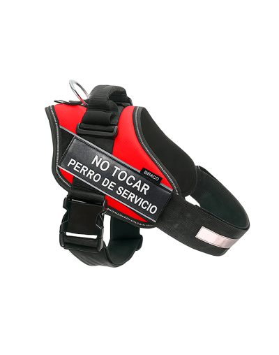 Combo Pechera de Apoyo Emocional (2XL) + 2 Tags Personalizados Marca Braco