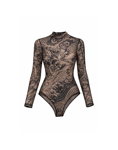 Body Malla trasparente color piel
