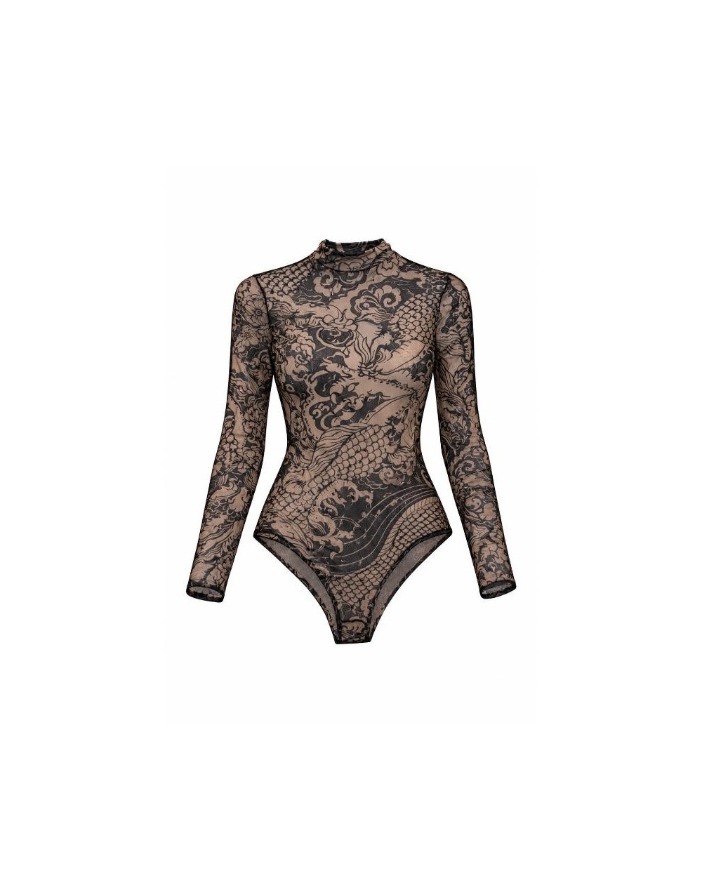 Body Malla trasparente color piel