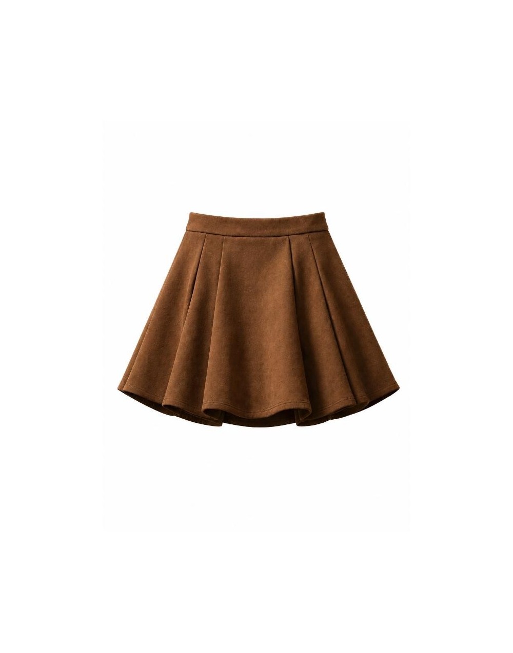 falda-pantalon cafe
