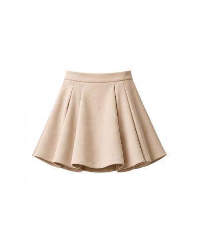 Falda-pantalon beige