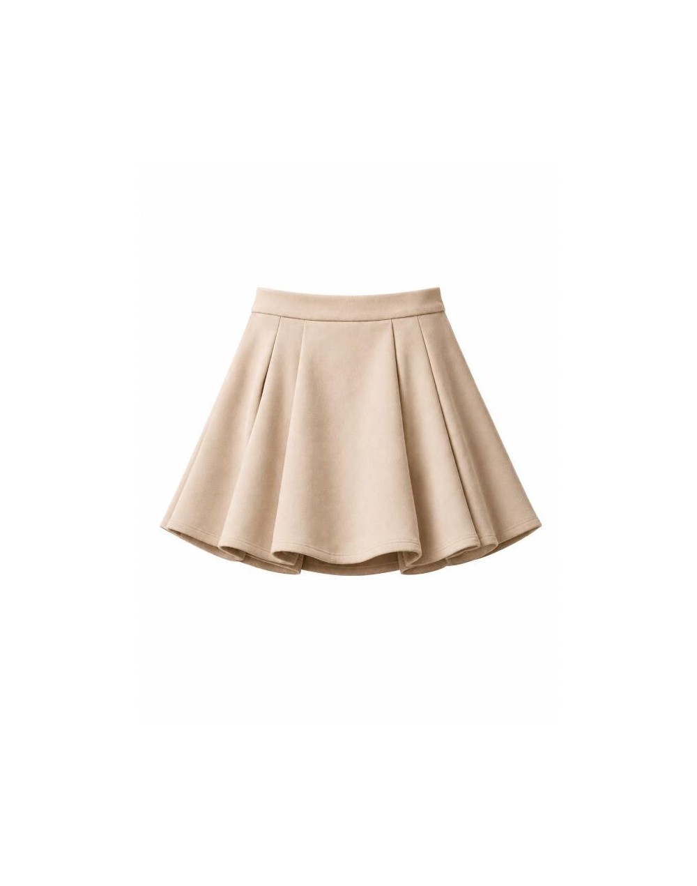 Falda-pantalon beige