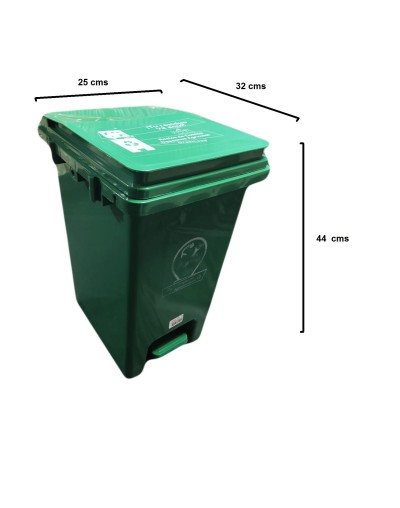 Caneca Plástica de 20 Litros de Pedal