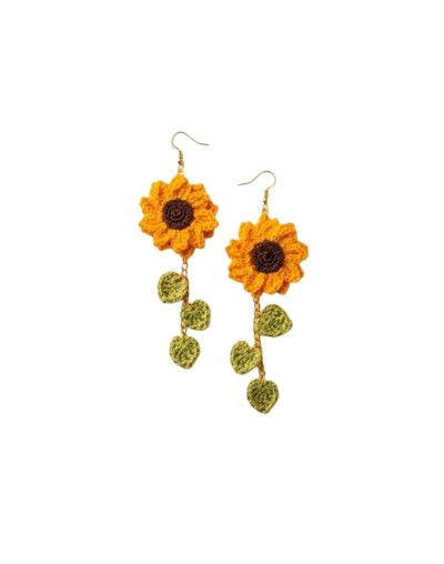 Aretes Girasol 