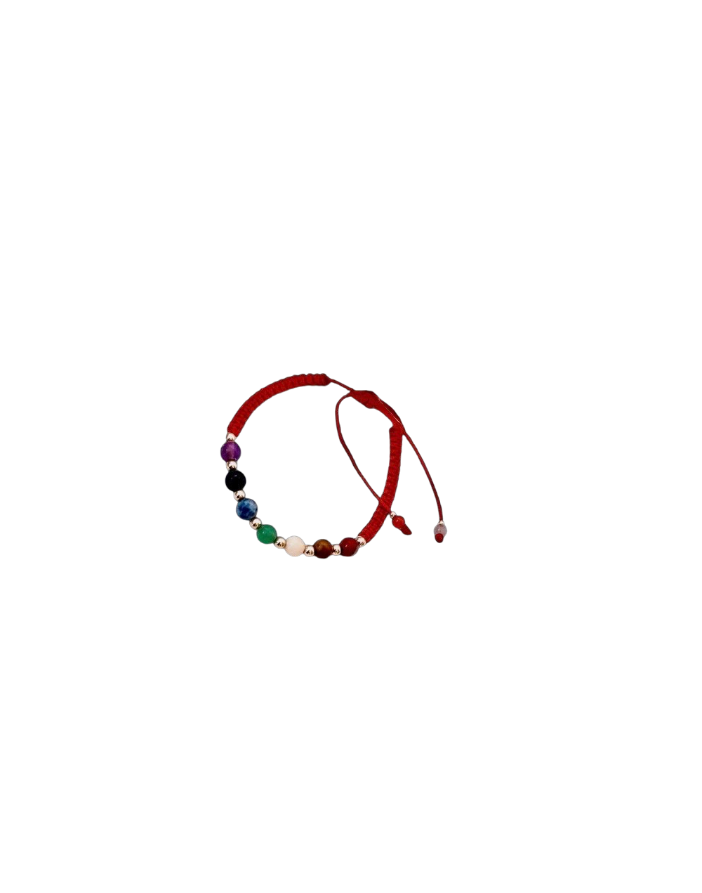 Pulsera tejida 7 Chakras 