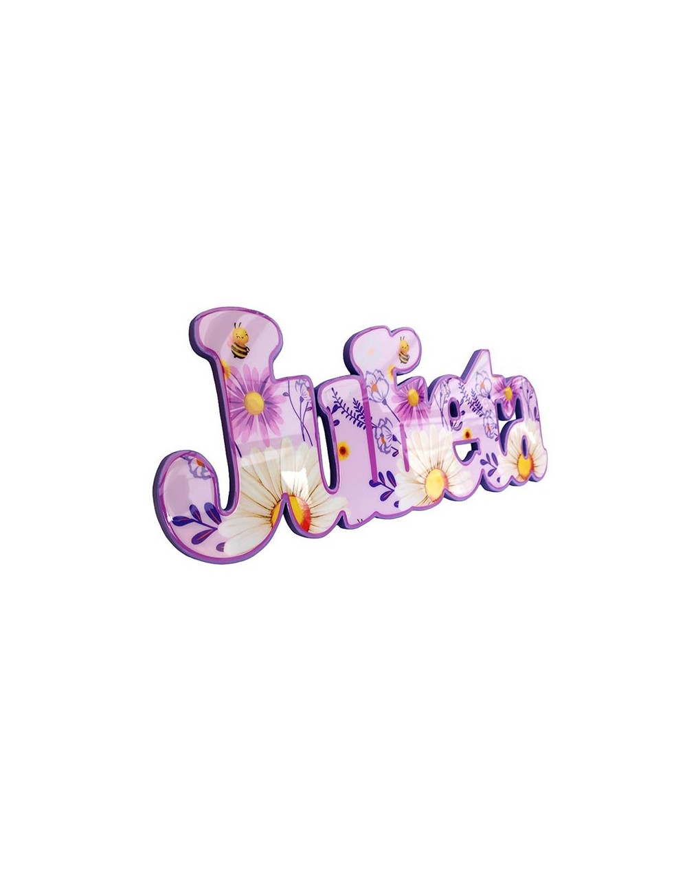 Nombre en madera julieta