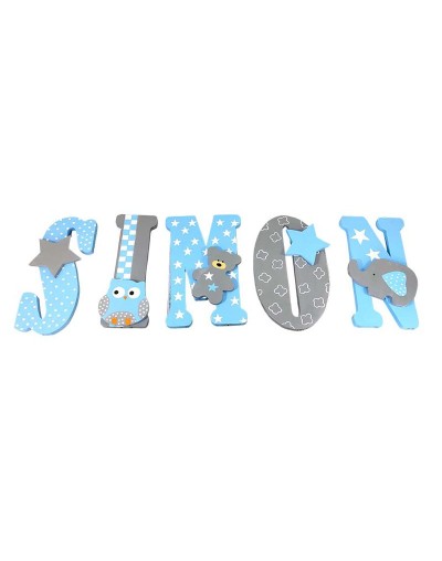 Nombre en madera simon